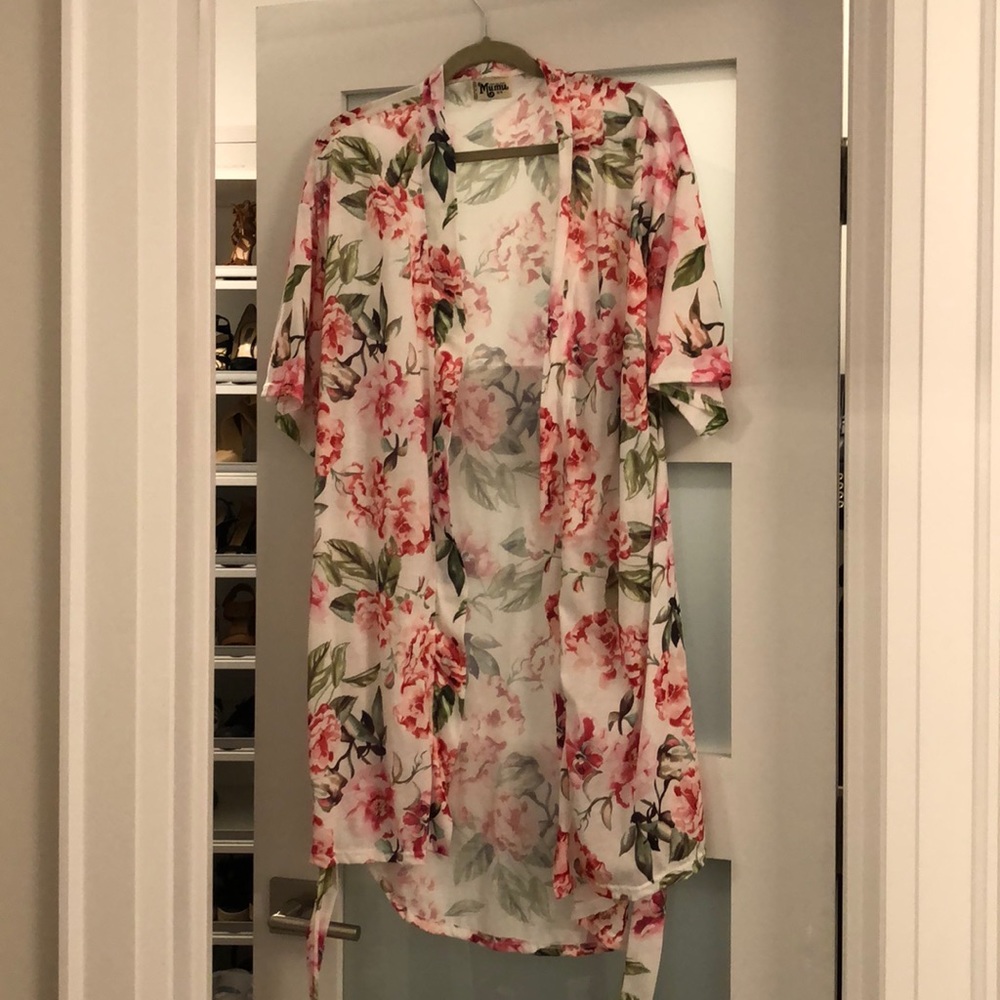 Floral robe